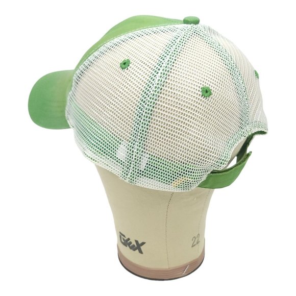 John Deere Patch Logo Mesh Strapback Cap Trucker Farmer Baseball Hat - Picture 8 of 12